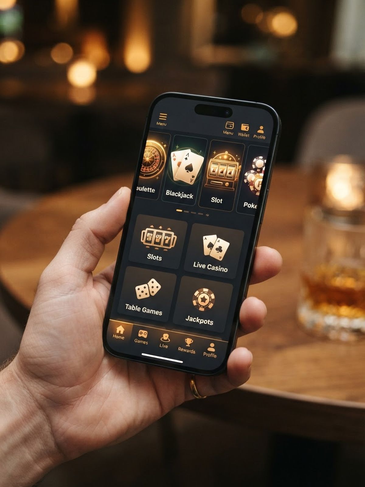 Betory mobiele casino gespeeld via browser op telefoon